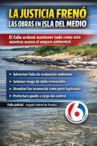 La Justicia le puso freno a las obras en Isla del Medio y dejó al descubierto un avance al margen de la ley imagen-1