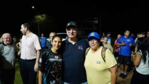 Passalacqua acompañó la puesta en marcha del nuevo sistema de iluminación en la ruta 4 imagen-1