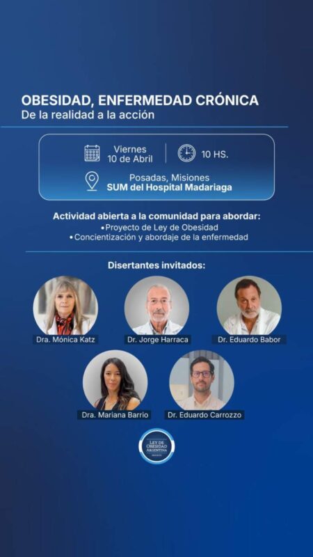 Posadas será sede de una jornada sobre obesidad como enfermedad crónica, con actividades abiertas a la comunidad y destinadas a profesionales de la salud imagen-15