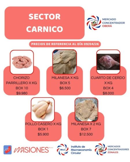 Ofertas en los Mercados Concentradores Zonales: continúan vigentes en Oberá, Posadas y Eldorado hasta el sábado Ofertas en los Mercados Concentradores Zonales: continúan vigentes en Oberá, Posadas y Eldorado hasta el sábado imagen-73