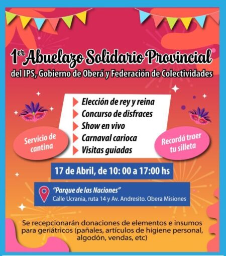 ➡️*El IPS Misiones invita a participar del 1er. Abuelazo Solidario Provincial imagen-80
