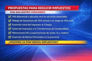 Del IVA al ITC: la batería de medidas que se impulsa para Misiones imagen-1