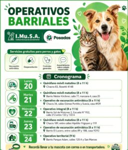 El IMuSA refuerza operativos barriales: conocé el cronograma semanal imagen-1
