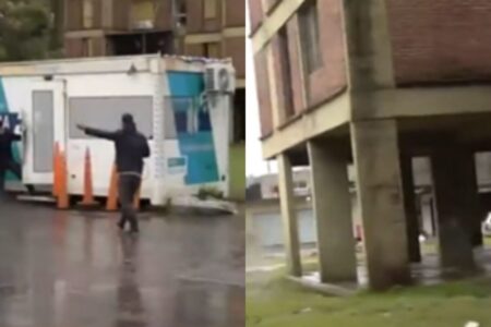 Cubrían la noticia de las inundaciones en Dock Sud y les robaron en vivo: “Volvé, dame mi mochila” imagen-7