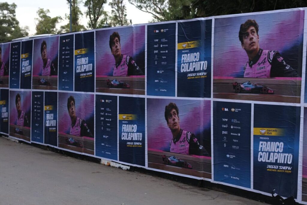 Franco Colapinto en Buenos Aires, en vivo: el Road Show y hora de sus giros, minuto a minuto imagen-4