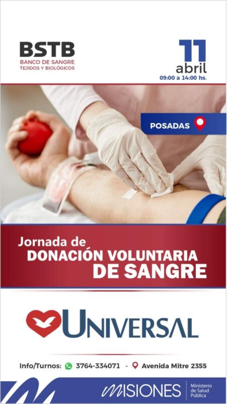 Frente a la demanda sanitaria, el Banco de Sangre intensifica colectas en la provincia imagen-5