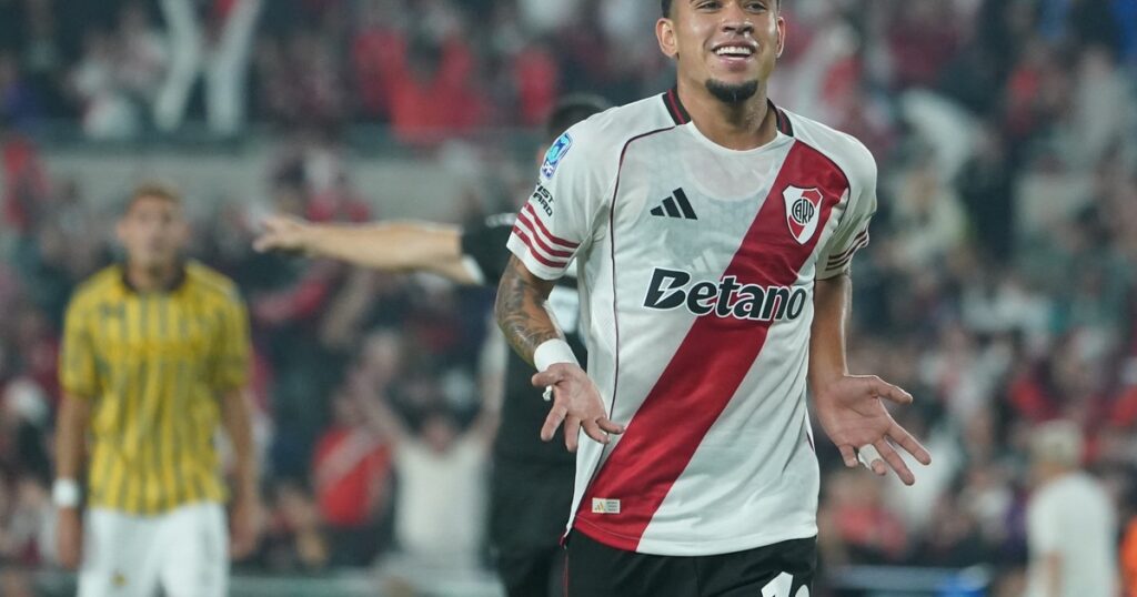 River le ganó a Aldosivi con justicia pero también con polémica en el Monumental, en una noche que sigue dejando señales de alarma imagen-95