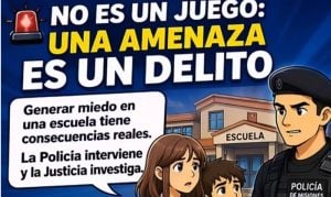 La Policía de Misiones advirtió sobre las consecuencias de realizar amenazas en las escuelas imagen-6