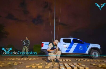 Detectaron un cruce narco y secuestraron más de 200 kilos de marihuana en la costa del Paraná imagen-66