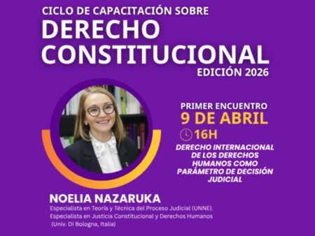 Inscripciones abiertas para el Ciclo de Capacitación en Derecho Constitucional- Edición 2026 imagen-81