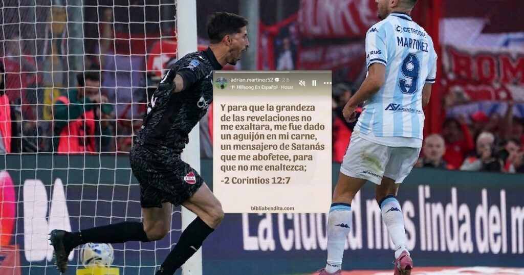 El mensaje bíblico de Maravilla Martínez después del penal picado y la derrota de Racing en el clásico El mensaje bíblico de Maravilla Martínez después del penal picado y la derrota de Racing en el clásico imagen-37