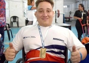 Falleció Tiago Engler, campeón misionero de parapowerlifting y símbolo de superación imagen-7