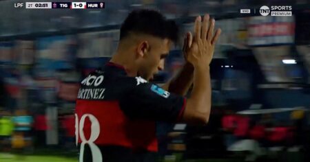 Video: con disculpas incluídas, el Pity Martínez hizo efectiva la ley del ex ante Huracán imagen-7