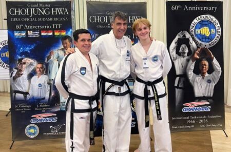 Taekwondo: Darío Núñez destacó la visita del heredero de la disciplina y se prepara para nuevos torneos imagen-66