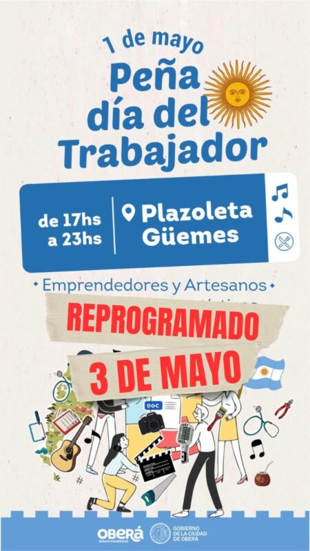 La Peña por el Día del Trabajador fue reprogramada para el domingo 3 de mayo imagen-118