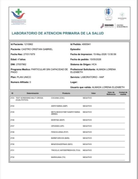 Diputado Castro se sometió voluntariamente al narcotest: «No estoy obligado pero es ética», dijo imagen-26