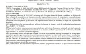 El Gobierno provincial oficializó la suspensión por un año del régimen de pago a cuenta de los anticipos del Impuesto sobre los Ingresos Brutos imagen-1
