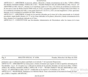 Aprueban proyecto de nueva línea aérea de media tensión en Aristóbulo del Valle imagen-1