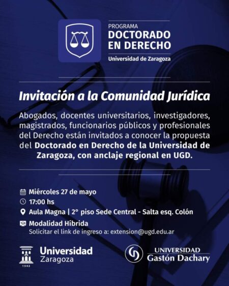 Con la visita de Antonio Embid, la Universidad Gastón Dachary debatirá sobre cambio climático, agua y justicia ambiental imagen-118