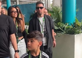 Messi fue a ver a Colapinto al GP de Miami de Fórmula 1 imagen-4
