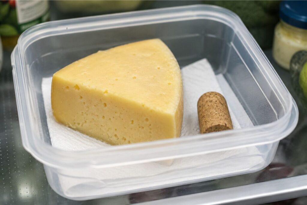 Para qué sirve poner un corcho dentro del recipiente del queso y por qué cada vez más personas lo hacen imagen-4