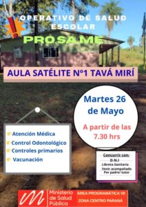 Atención integral: el Pro.Sa.M.E. visitará el Aula Satélite Nº1 y la Escuela Especial Nº17 imagen-81