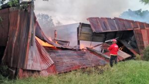 Se reavivó incendio en la ex Envases Misionera imagen-1