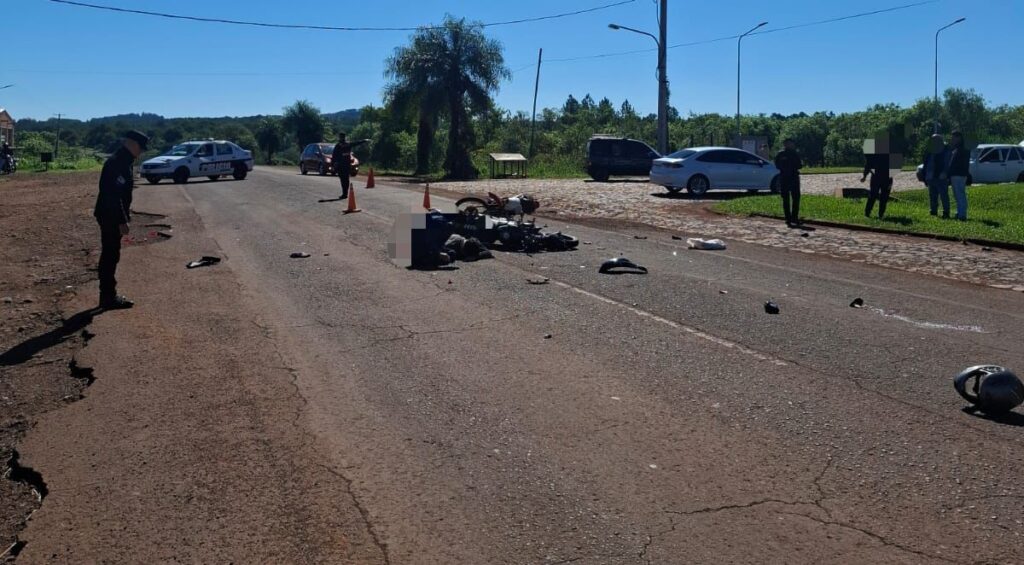 En San Javier dos motociclistas graves tras choque sobre la Ruta Provincial 4 imagen-5