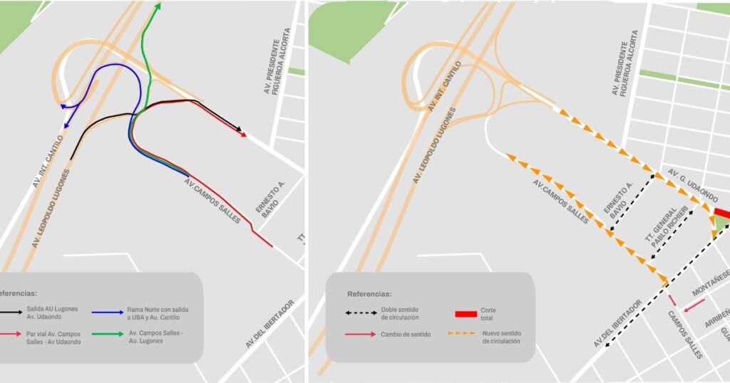 Se habilitó la primera etapa del nuevo Puente Labruna: cómo quedaron los accesos para ingresar al Monumental imagen-41