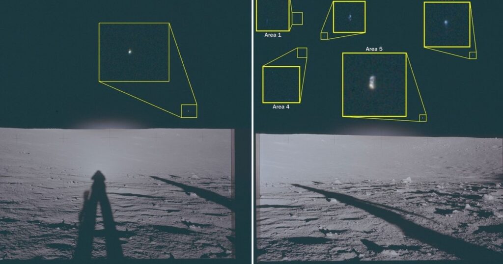 El Pentágono mostró fotos de "objetos no identificados" tomadas en la Luna imagen-99