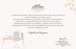 1º de Mayo: reconocimiento al compromiso de quienes sostienen el servicio de justicia imagen-1