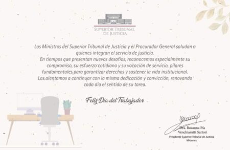 1º de Mayo: reconocimiento al compromiso de quienes sostienen el servicio de justicia imagen-5