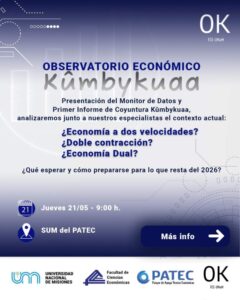 La FCE de la UNaM presenta su Monitor de Datos y el primer informe de coyuntura “Kumbyküa” imagen-1