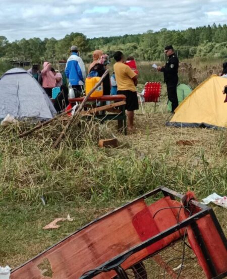 La Policía desbarató un intento de toma ilegal de terrenos municipales en Posadas imagen-5