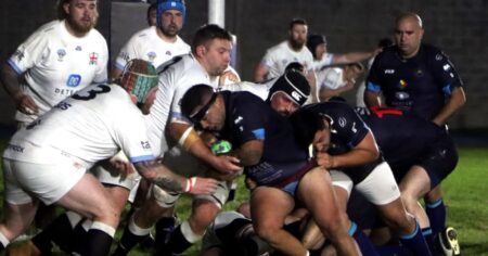 ¿Se fueron en patrullero? La Policía de la Ciudad y la de Inglaterra jugaron un partido de rugby en Argentina imagen-11
