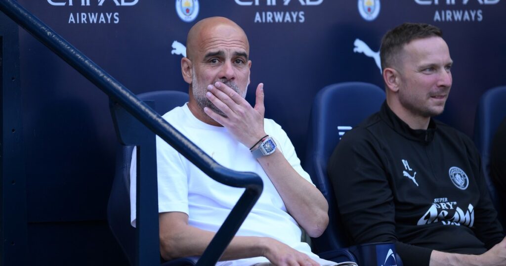 Video: las lágrimas de Pep Guardiola en su despedida del Manchester City imagen-41