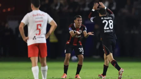 River venció a Bragantino y lidera el Grupo H de la Copa Sudamericana: repasá lo mejor - TyC Sports imagen-38