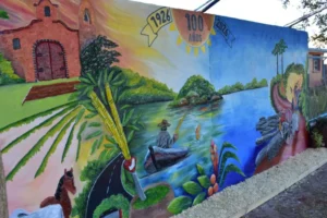 La historia de Caraguatay plasmada en un mural del CEP N° 4 imagen-1