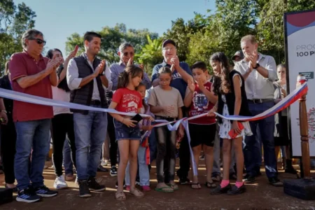 Se inauguró un puente urbano en Bernardo de Irigoyen Se inauguró un puente urbano en Bernardo de Irigoyen imagen-6