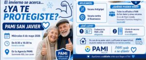 PAMI San Javier realizará jornada de vacunación gratuita para afiliados imagen-72