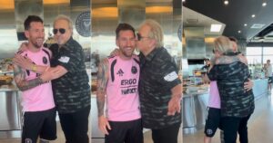 Beso y sentido abrazo en el encuentro de Lionel Messi con Kiko: "Admiración mutua de ambas partes" imagen-4