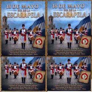 La Banda Militar del RI Mte 9 recorrerá cuatro localidades por el Día de la Escarapela La Banda Militar del RI Mte 9 recorrerá cuatro localidades por el Día de la Escarapela imagen-69