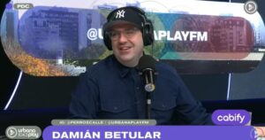 Damián Betular recordó cuando Chano era camarero en un restaurante que él trabajaba y lo mando al frente imagen-4