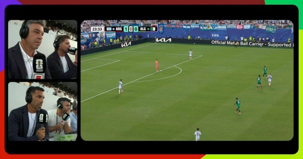 Gallardo y Tevez y su debut comentando: full Messi, el acierto de MG, la reverencia de Carlitos y más Gallardo y Tevez y su debut comentando: full Messi, el acierto de MG, la reverencia de Carlitos y más imagen-5