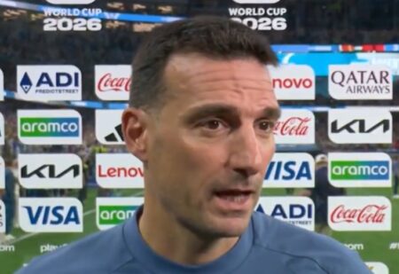 Lionel Scaloni explicó por qué Palacios jugó de lateral derecho y celebró los goles de Lo Celso y Messi imagen-6