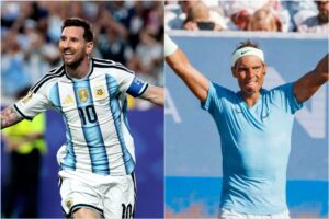 Lionel Messi habló tras su triplete contra Argelia: “Estoy viendo la serie de Rafa Nadal, me identifico mucho con él” Lionel Messi habló tras su triplete contra Argelia: “Estoy viendo la serie de Rafa Nadal, me identifico mucho con él” imagen-3