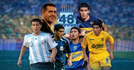Los 30 cumpleaños de Román en el fútbol, del ídolo al presidente de Boca imagen-15