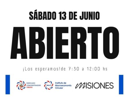 El Mercado Concentrador Zonal de Oberá atenderá normalmente este sábado imagen-71