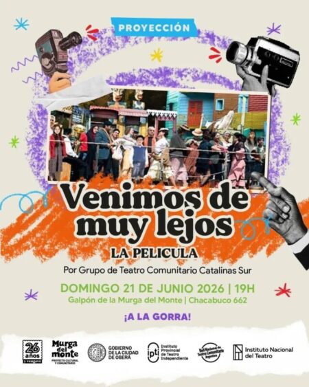 La Murga del Monte proyectará “Venimos de muy lejos” en el marco de su mes aniversario imagen-69