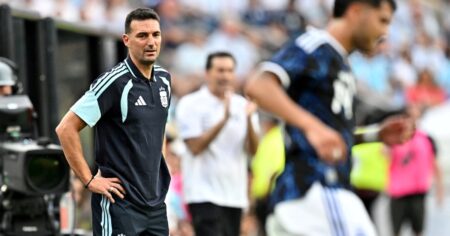 Scaloni post Honduras: "Todavía no tengo definido al reemplazante de Balerdi" y "el equipo está, la identidad no se rompió" imagen-8